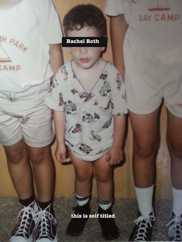 Rachel Roth This is Self Titled EP-cover