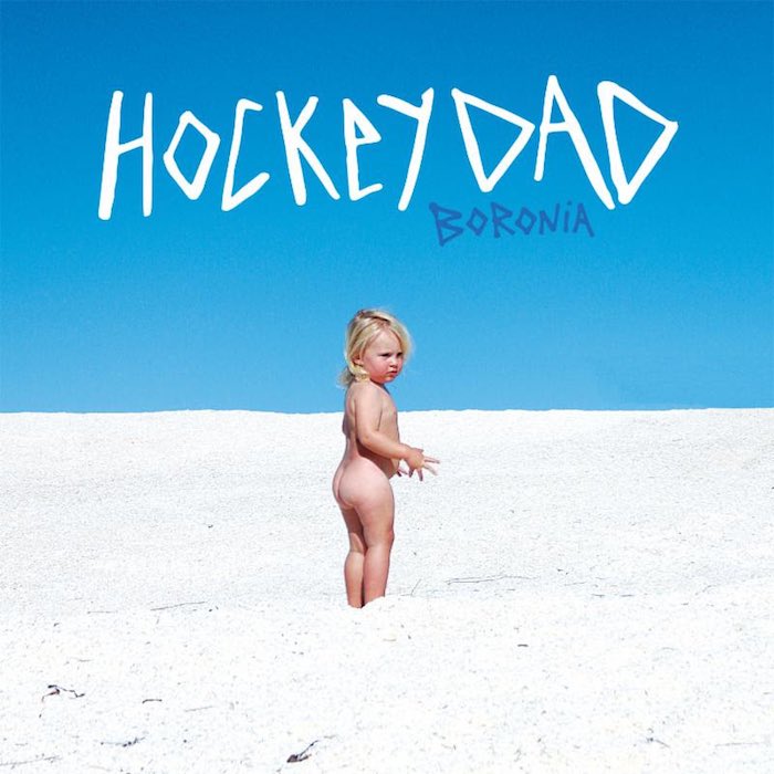 Portada del disco e debut de los Hockey Dad, Boronia.