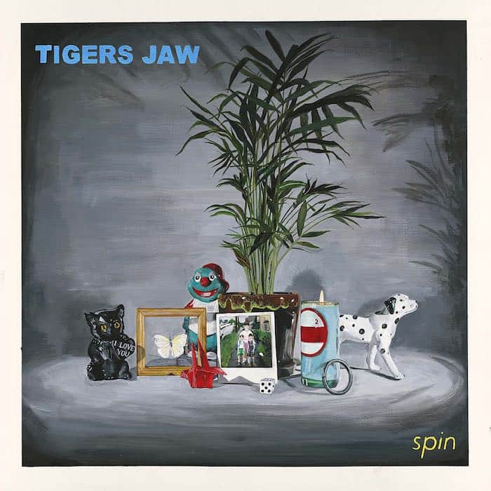 Portada del nuevo disco de los Tigers Jaw, Spin