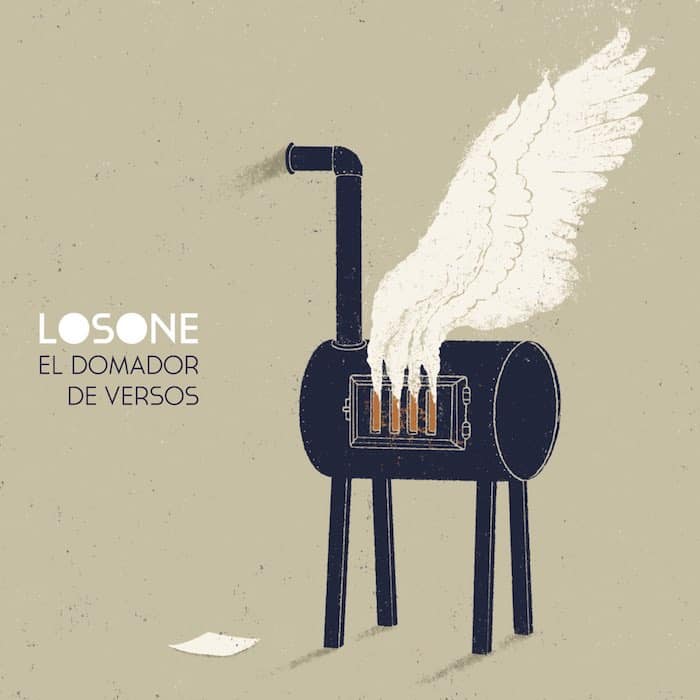 Portada de El Domador de Versos, el nuevo disco de Losone