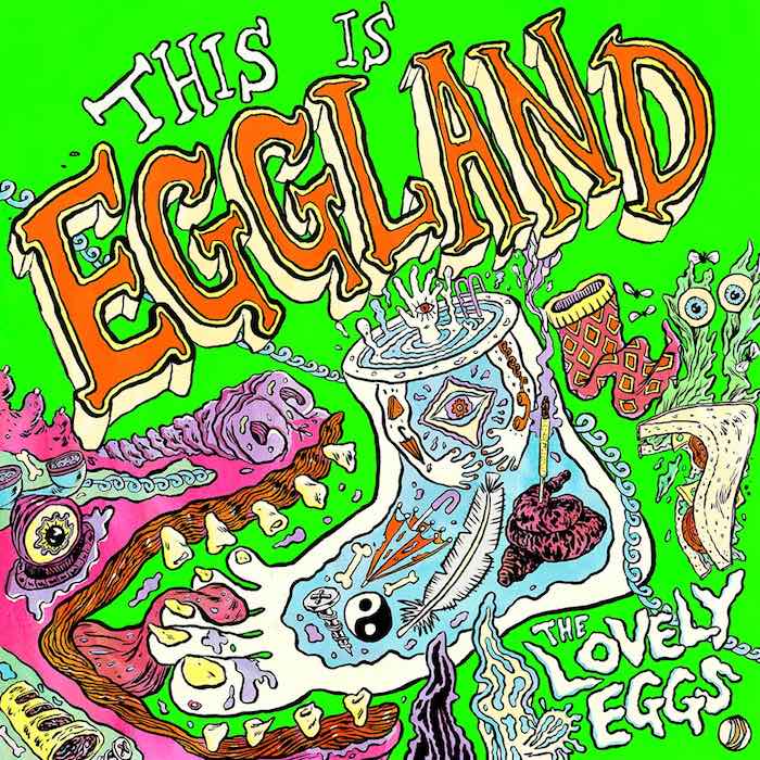 Portada del nuevo disco de The Lovely Eggs, This Is Eggland