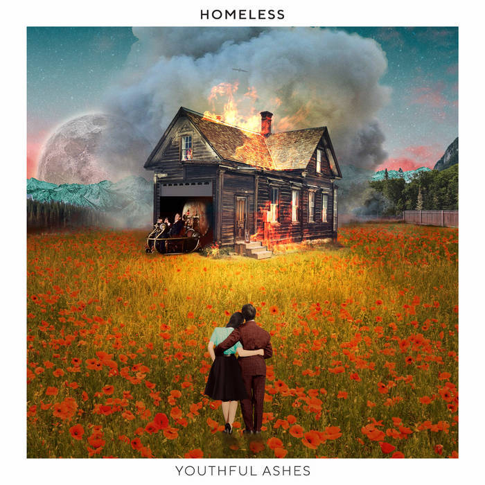 Portada de Youthful Ashes, el nuevo disco de Homeless