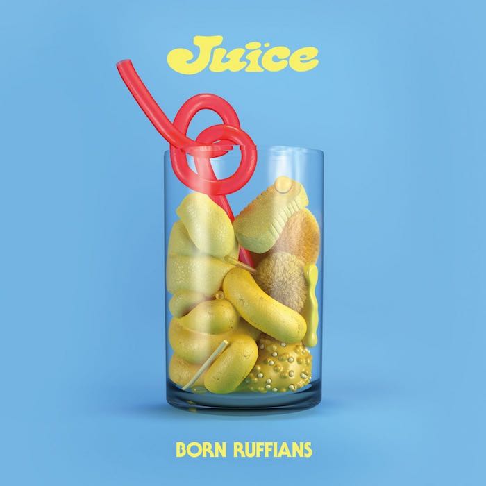 Portada del nuevo disco de los Born Ruffians, Juice