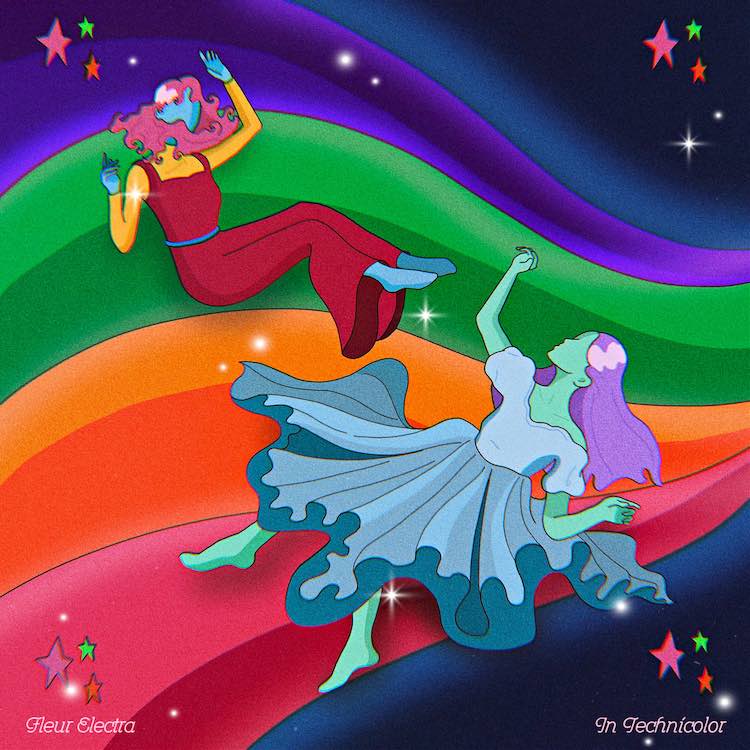 Portada del álbum de presentación de Fleur Electra, In Technicolor - 2022