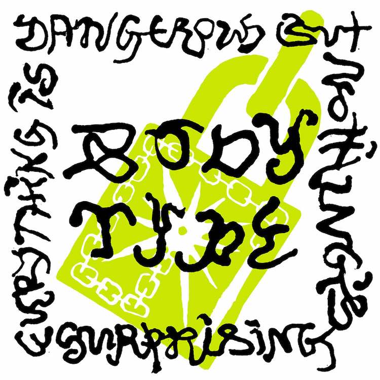 Portada del primer trabajo de las Body Type, Everything Is Dangerous But Nothing's Surprising - 2022 Poison City Records