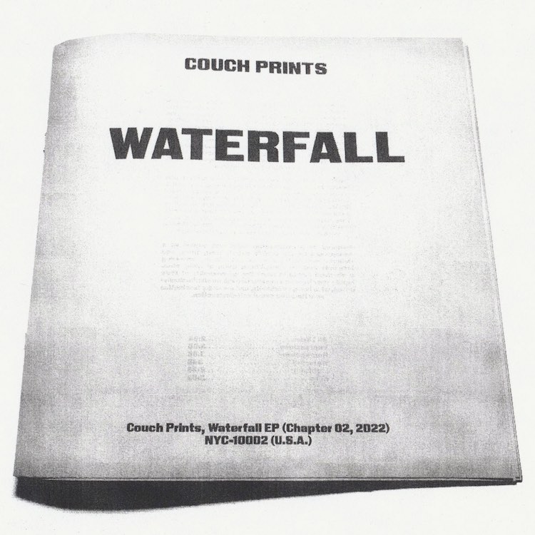 Portada de Waterfall, el nuevo EP de los Couch Prints - 2022