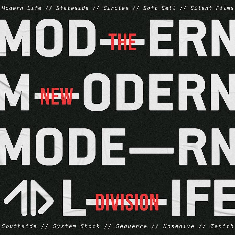 Portada de Modern Life, el nuevo disco de The New Division.
Publicado el 22 de marzo de 2023 