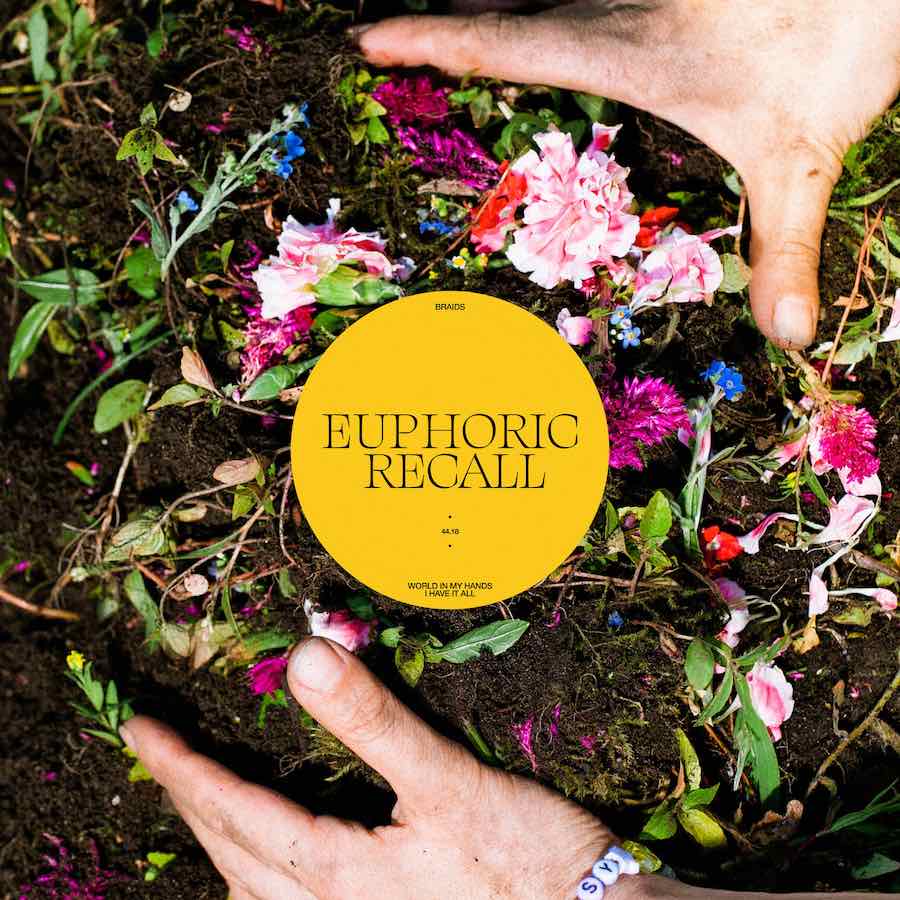 Portada de Euphoric Recall, el nuevo disco de los Braids.
Publicado el 28 de abril de 2023 - Secret City Records.